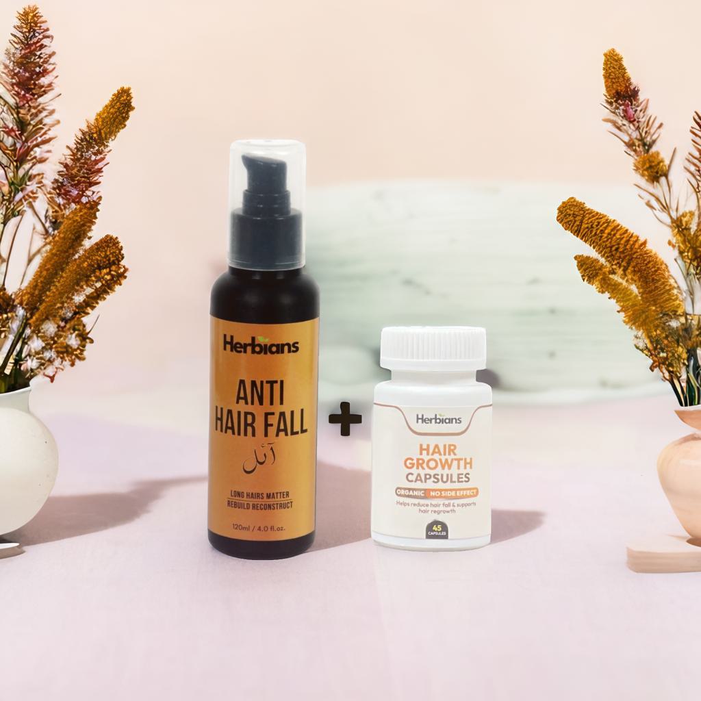 Anti Hair Fall Oil + 45 Capsule